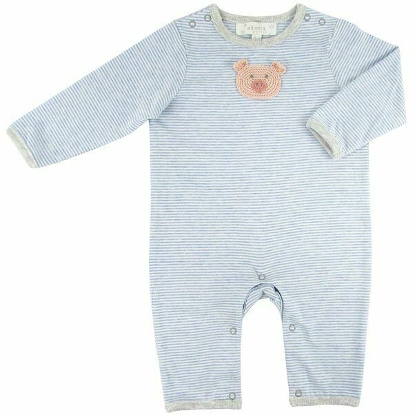 Crochet Pig Babygro (0-3 months)