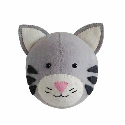 Tabby Cat Mini Head