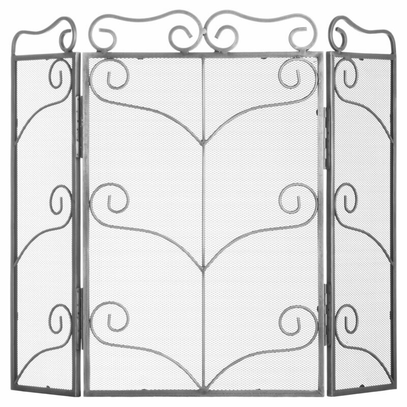 'Antique Silver' Fire Screen