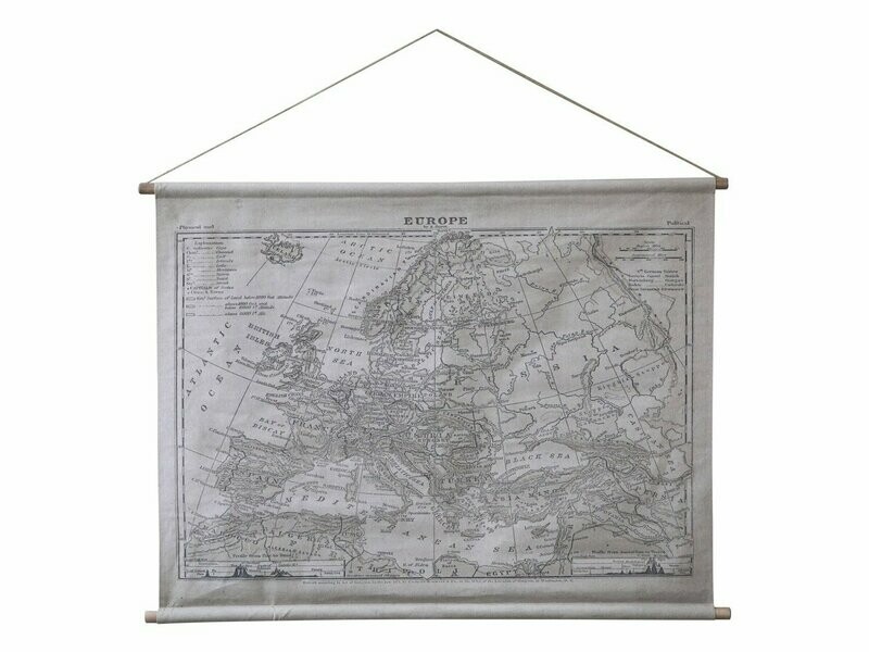 Canvas Map of Old Europe