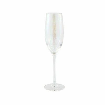 Clear Lustre Flute (set of 4)