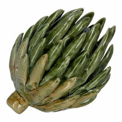 Antiqued Green Spiky Cone