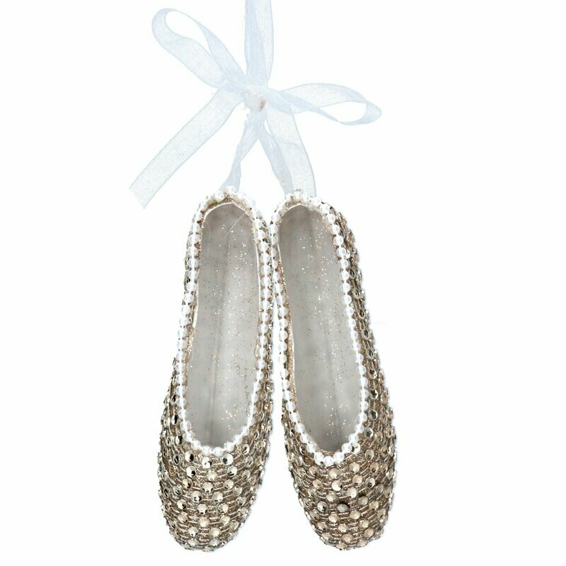 Beaded Ballet Shoes