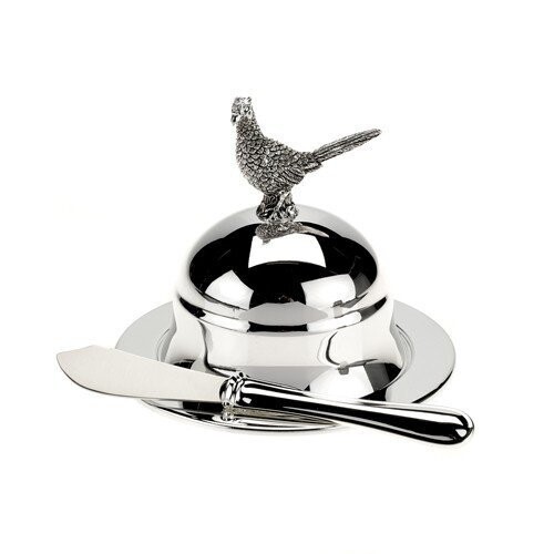 Pheasant Butter Dish