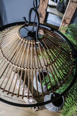 Rattan, Wicker and Wooden Lights