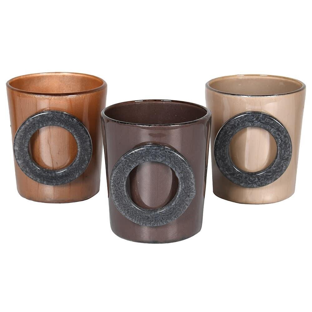 Enamel Candle Holders (set of 3)