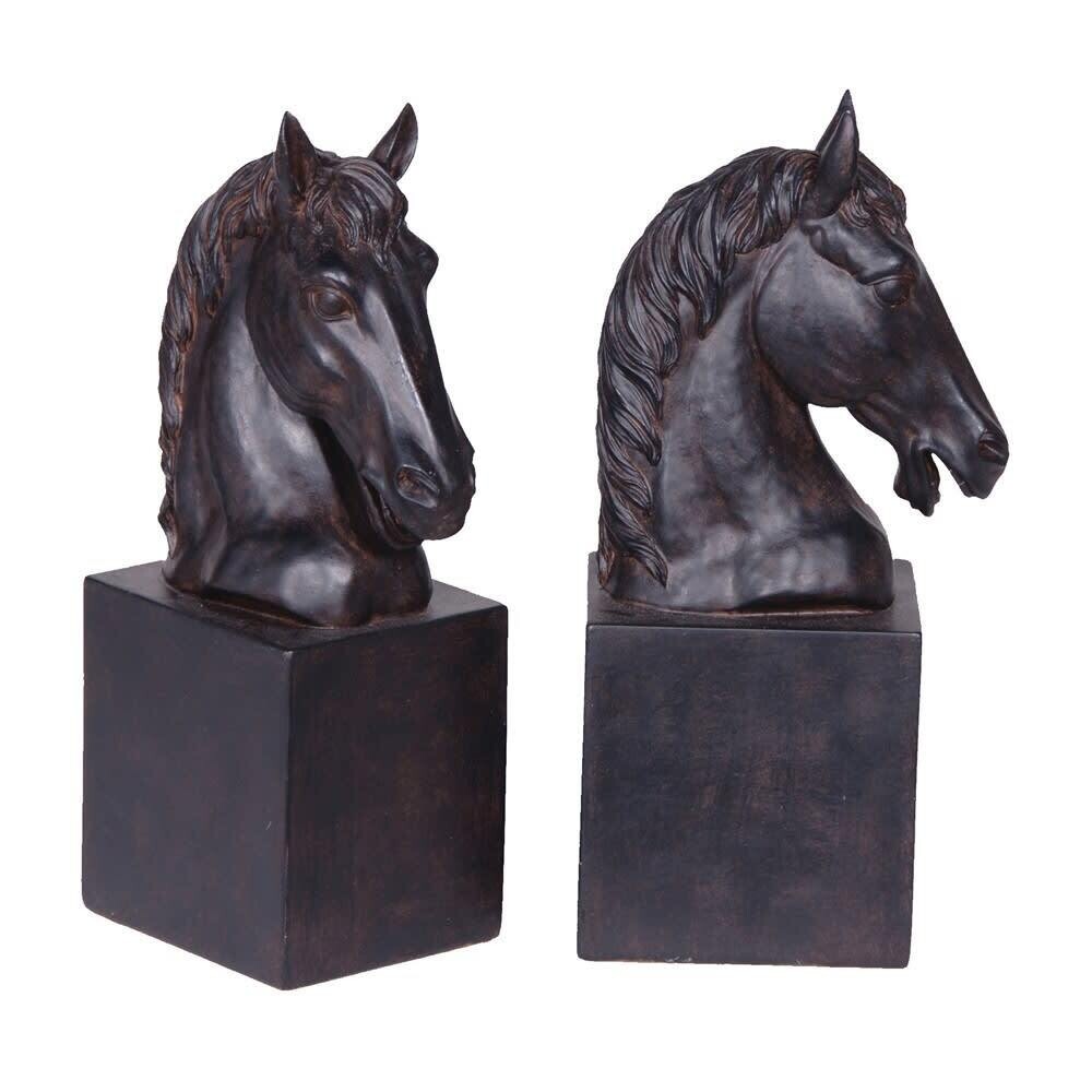 Horse Head Bookends