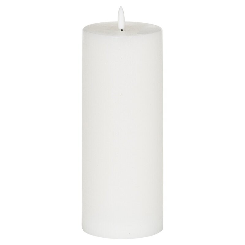 3.5x9"  LED White Candle