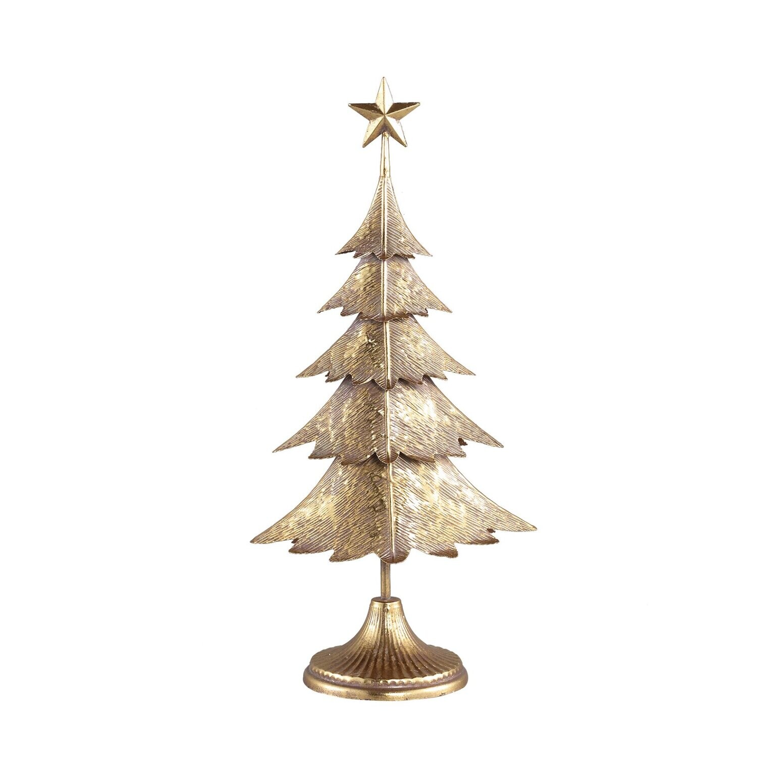 Gold Iron Christmas Tree