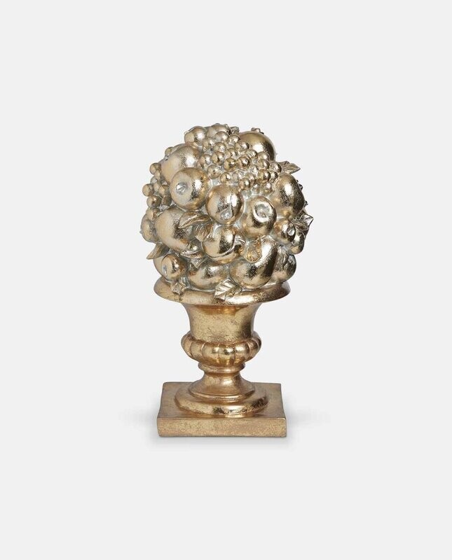 Gold Decorative Round Urn