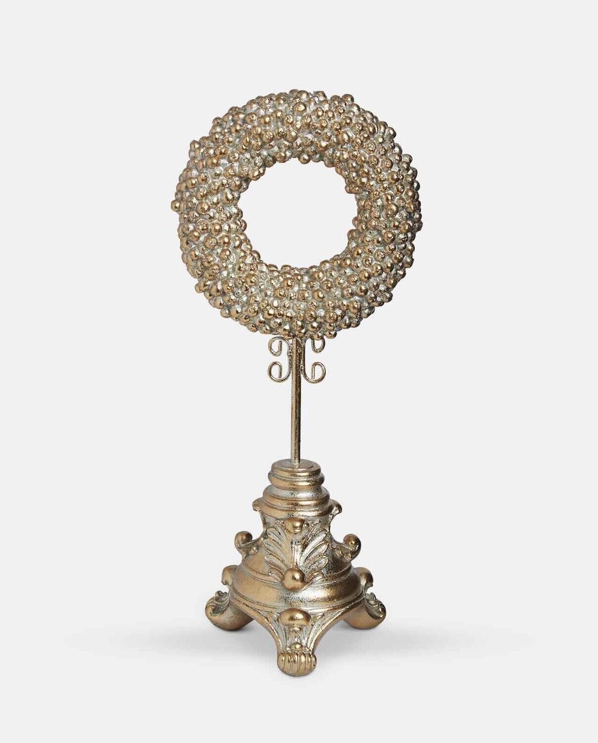 Gold Decorative Wreath Ornament