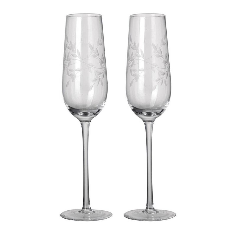 Etched Flutes (set of 2)