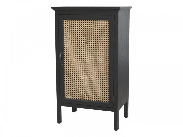Cabinet with Wicker Door