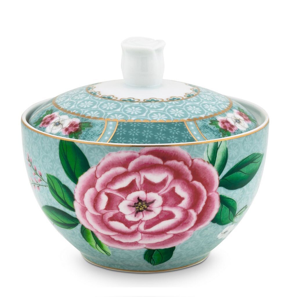 Blushing Birds Sugar Bowl