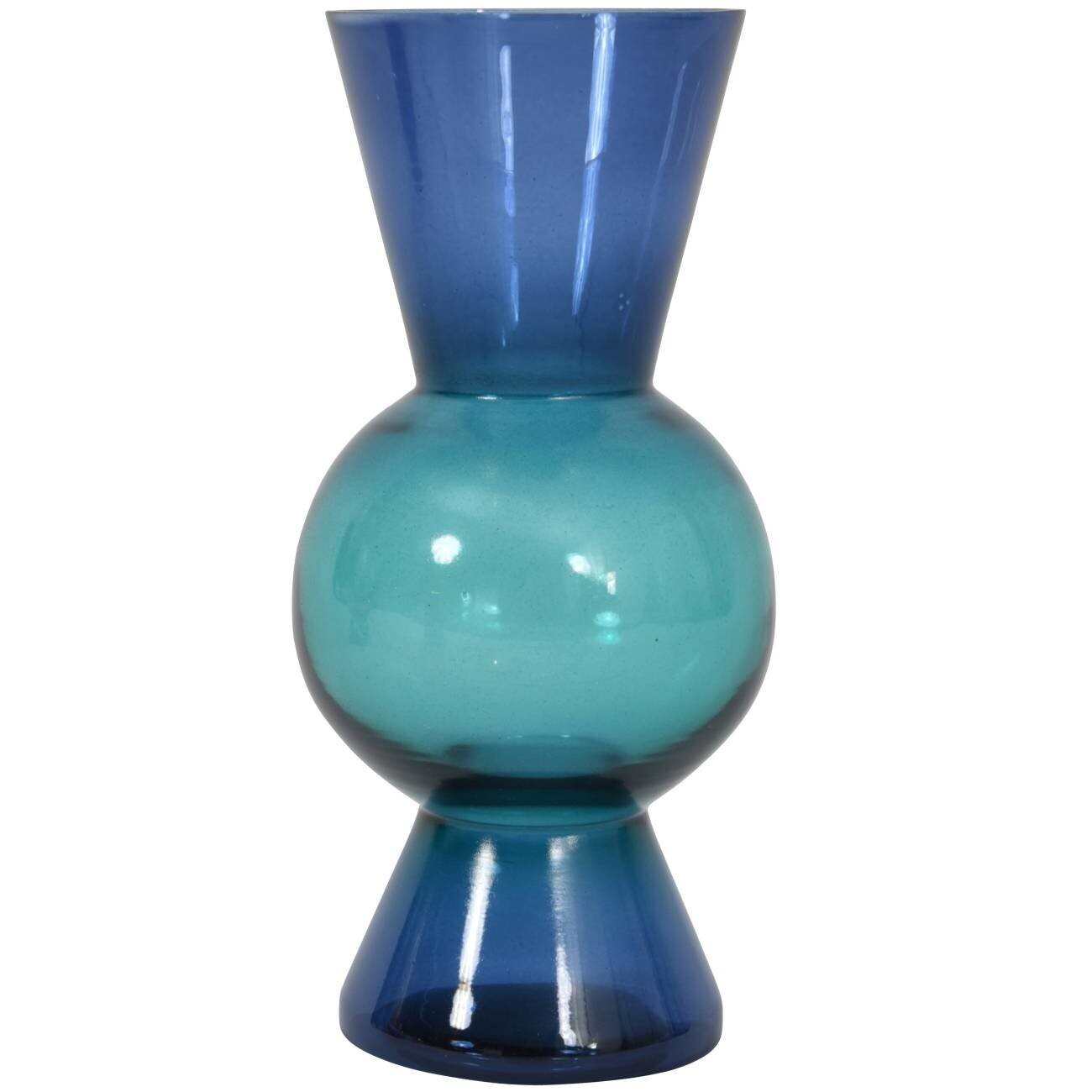 Elise Midnight Ombre Glass Vase
