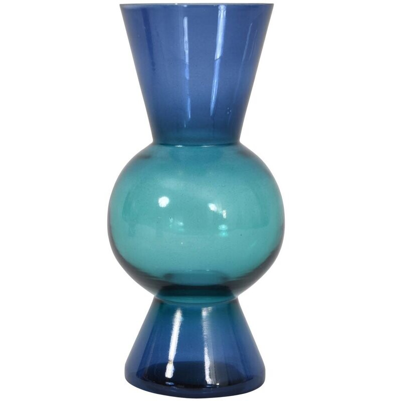 Elise Midnight Ombre Glass Vase