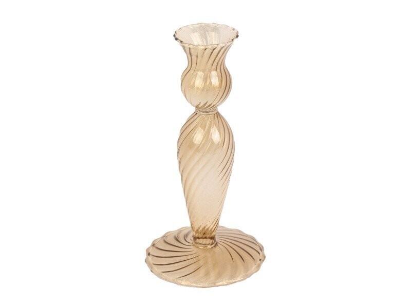 Swirl Glass Candlestick (small)
