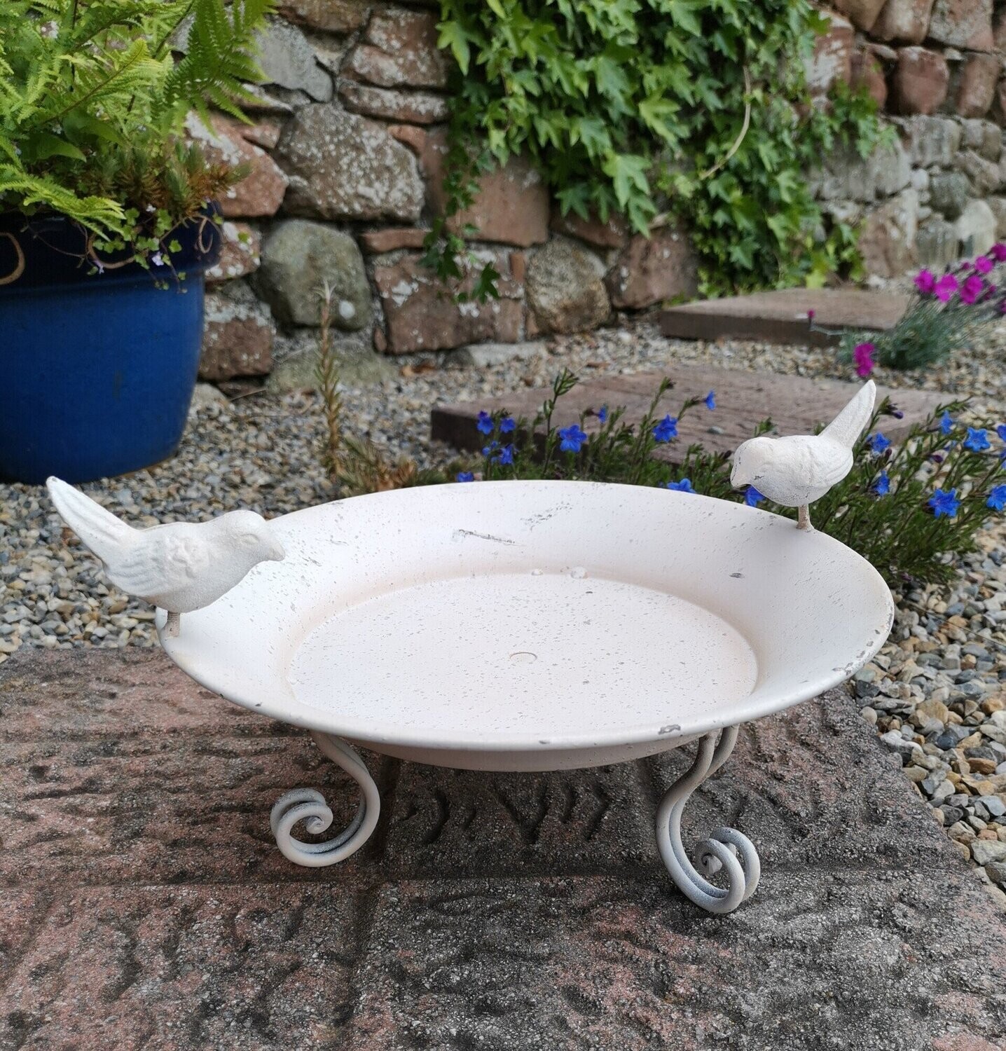 Metal Bird Bath
