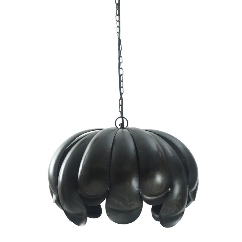 Ferna Black 'Antique' Iron Hanging Lamp