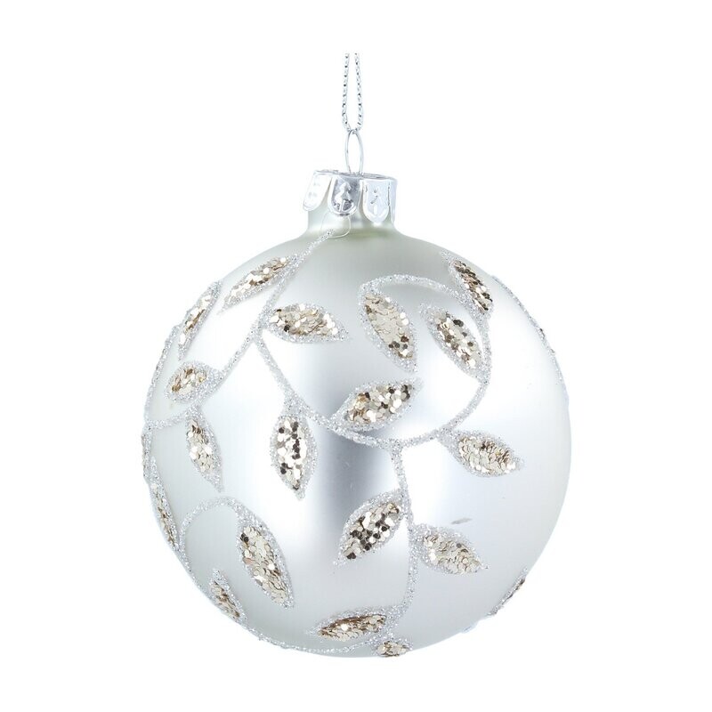 Glittered Vines Bauble