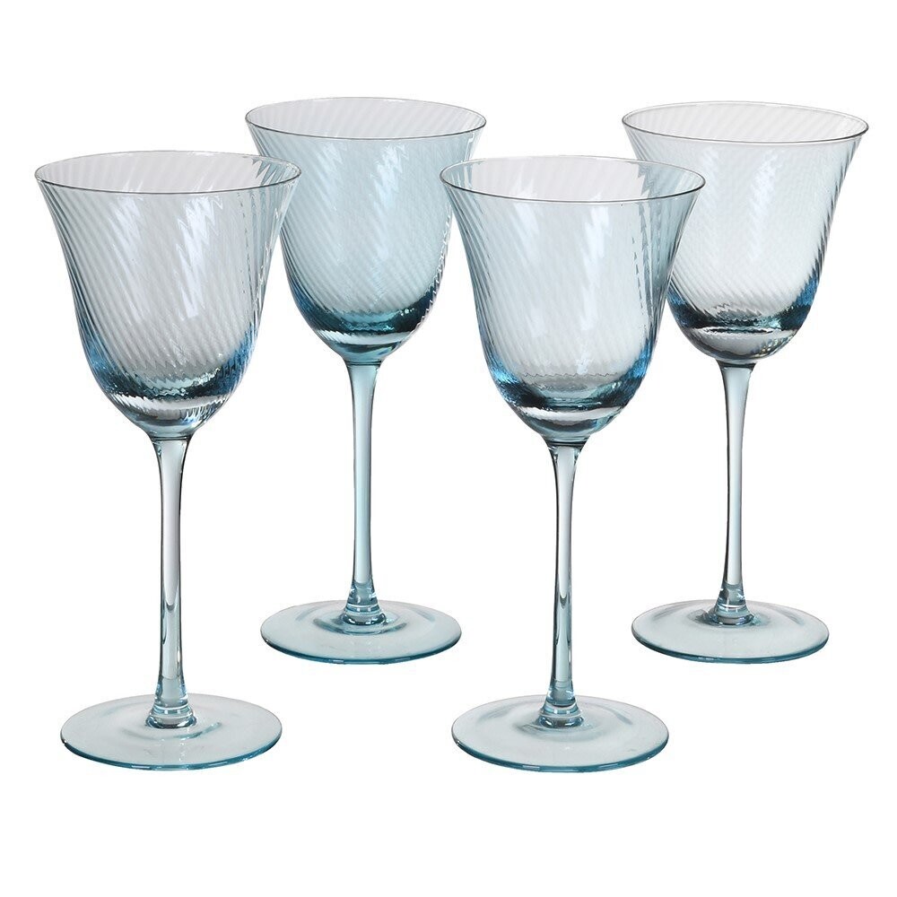 Blue Wine Glasses (set of 4)