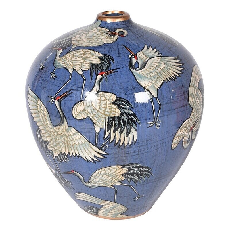 Stork Vase