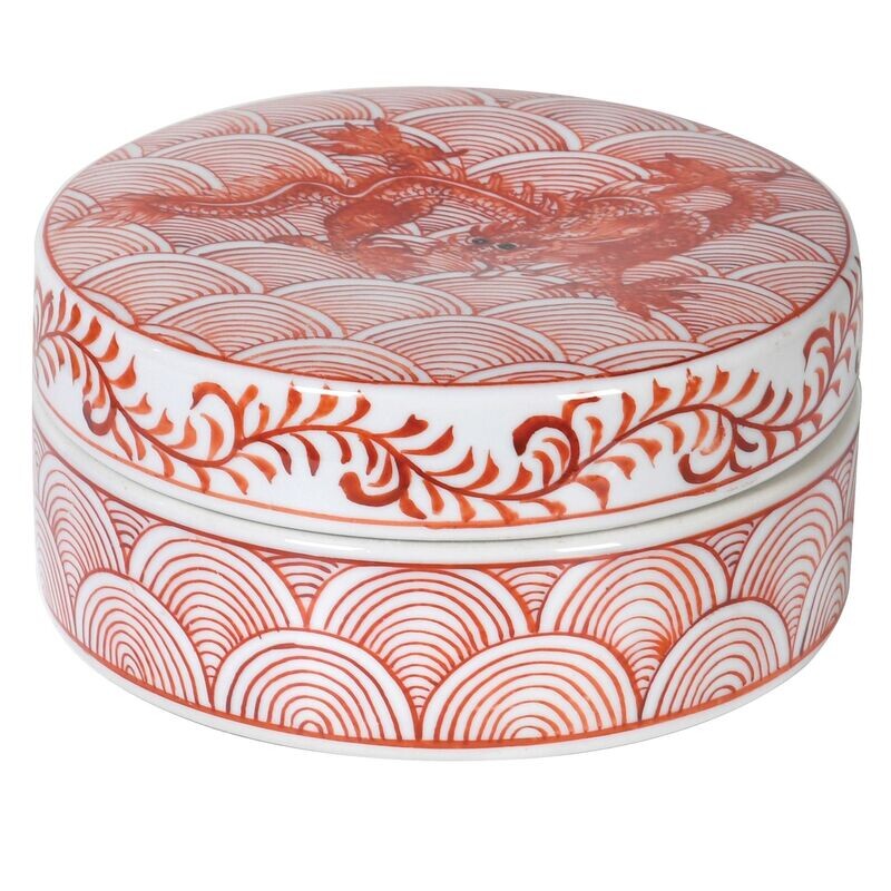 Dragon Print Trinket Box