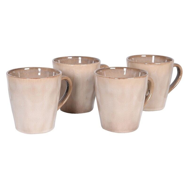 Organic Taupe Mugs (Set of 4 )