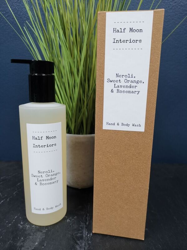 Hand + Body Wash: Neroli, Sweet Orange, Lavender + Rosemary