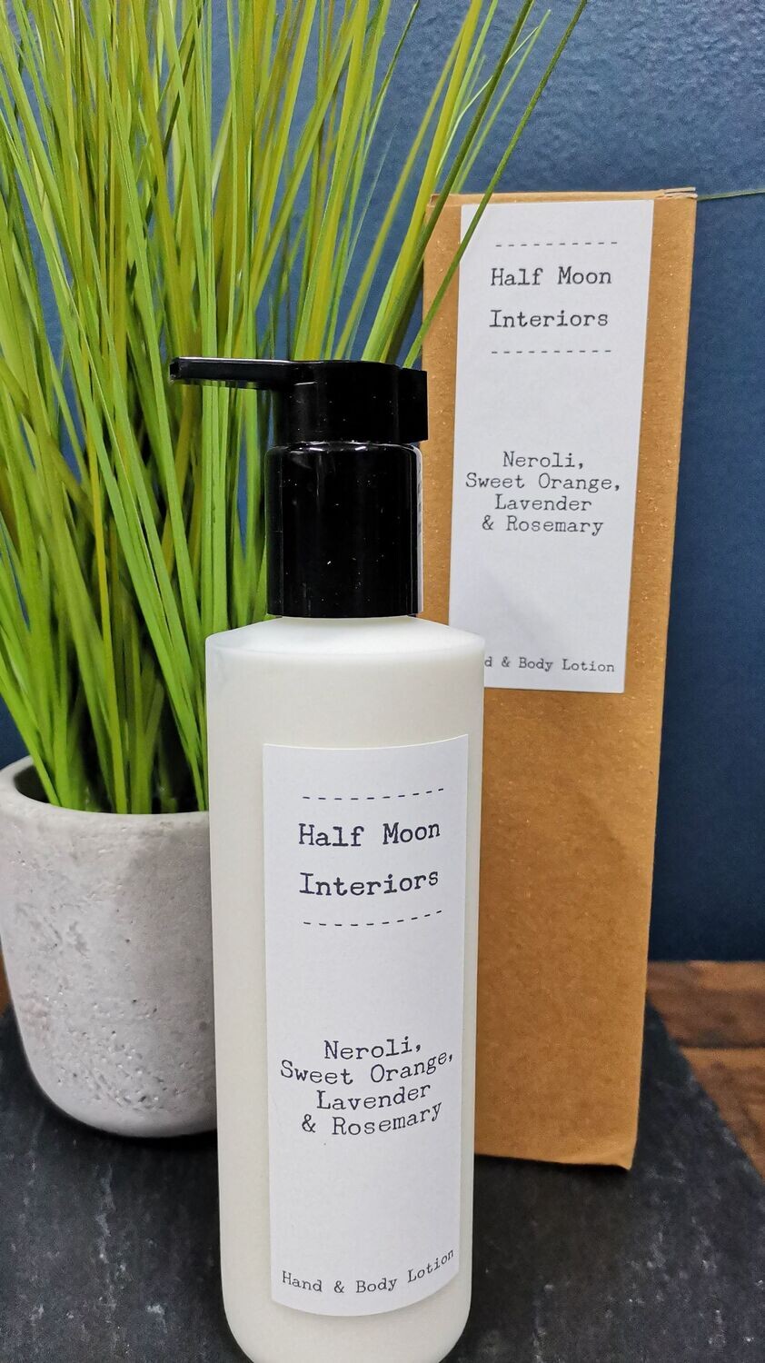 Hand + Body Lotion: Neroli, Sweet Orange, Lavender + Rosemary