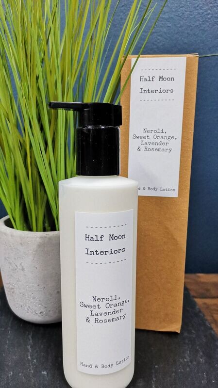 Hand + Body Lotion: Neroli, Sweet Orange, Lavender + Rosemary