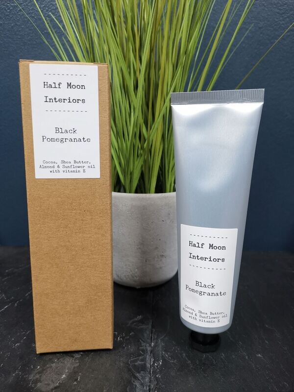 Cocoa & Shea Butter Hand + Body Cream: Black Pomegranate