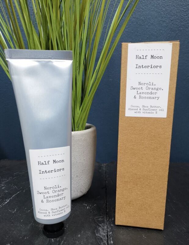 Cocoa & Shea Butter Hand + Body Cream: Neroli, Sweet Orange, Lavender + Rosemary
