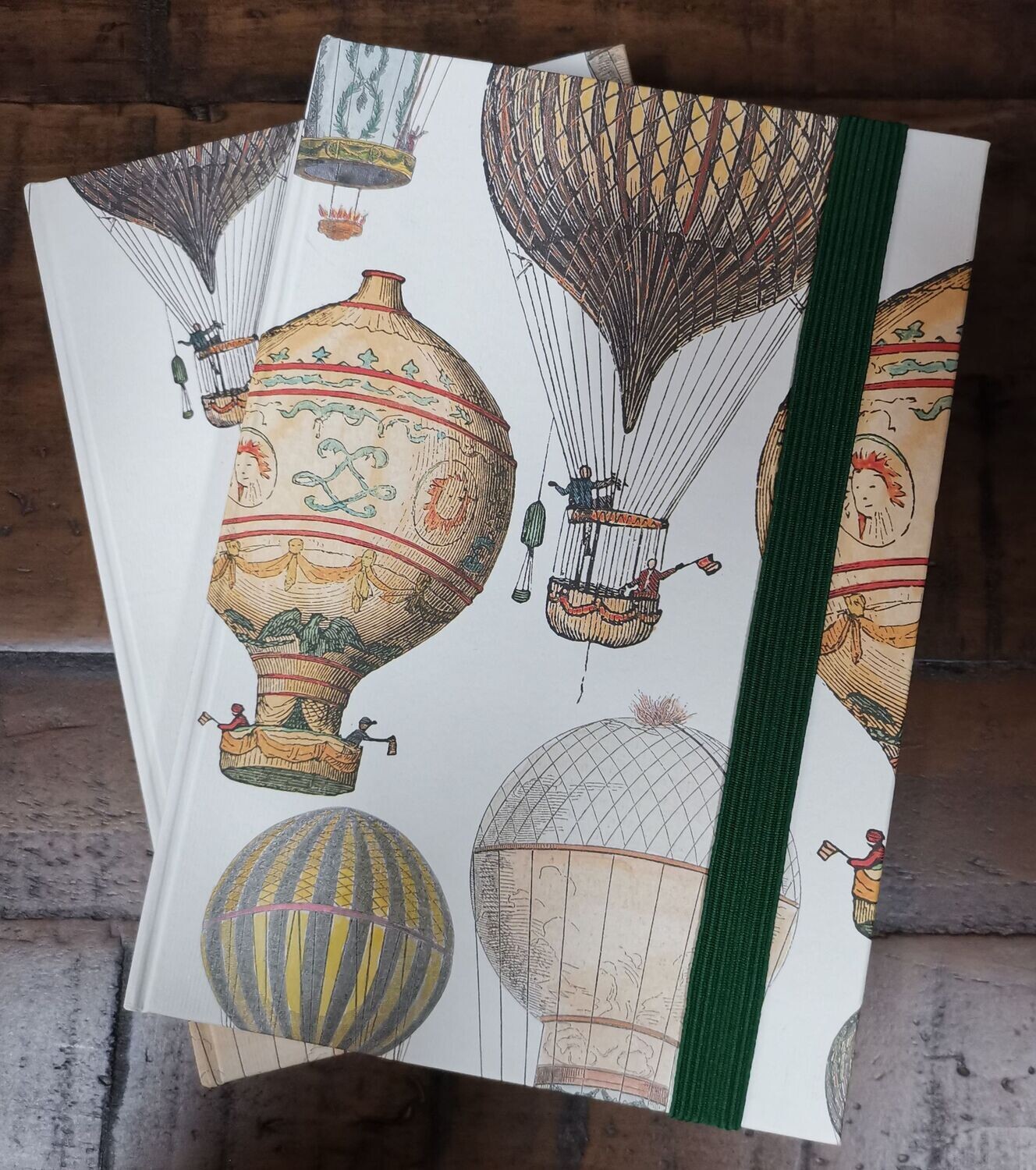 Hard Cover Lined Notebook A5: Balloons