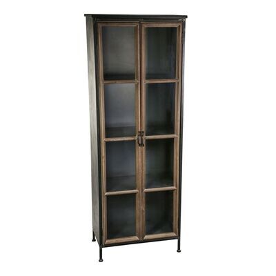 Metal and Wood Cabinet