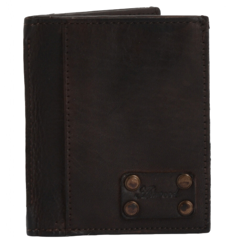 8 Card Bill Fold Leather Wallet