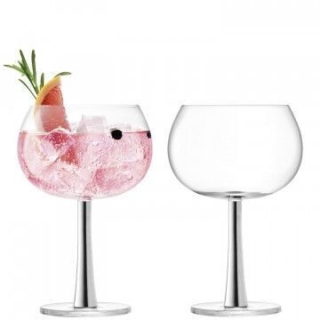 Hand Painted GIn Glasses (set of 2)