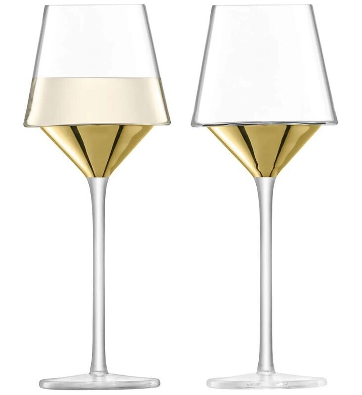 Hand Painted Wine Glasses (set of 2)