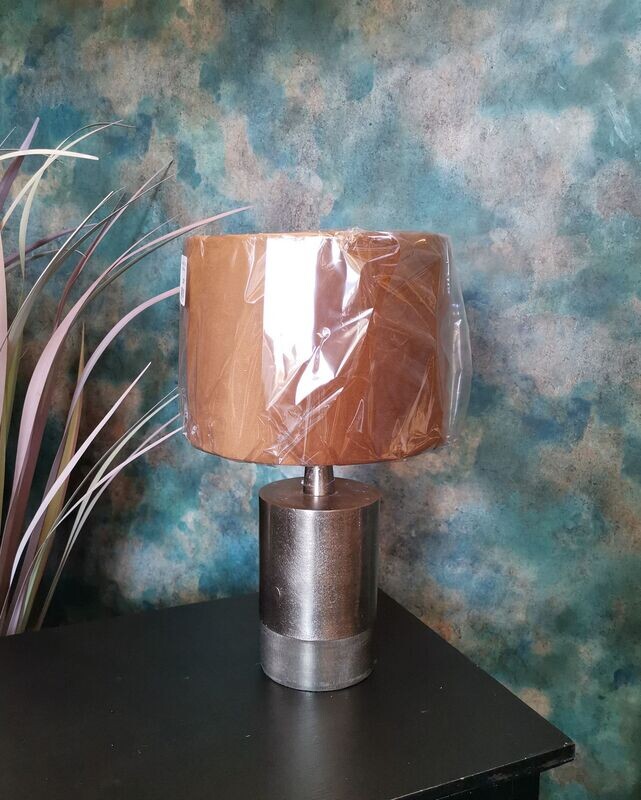 Caramel Table Lamp, Shade + Bulb