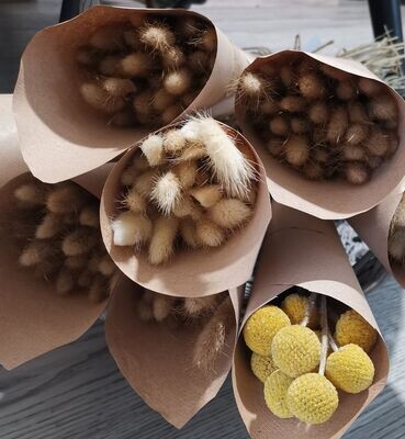 Dried Grasses + Faux Dried Grasses