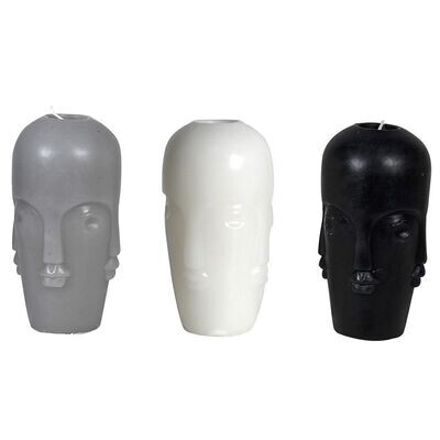 Set of 3 Multi Face Candles