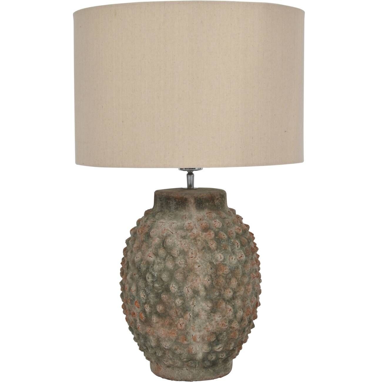 Remus Terracotta Table Lamp with Shade