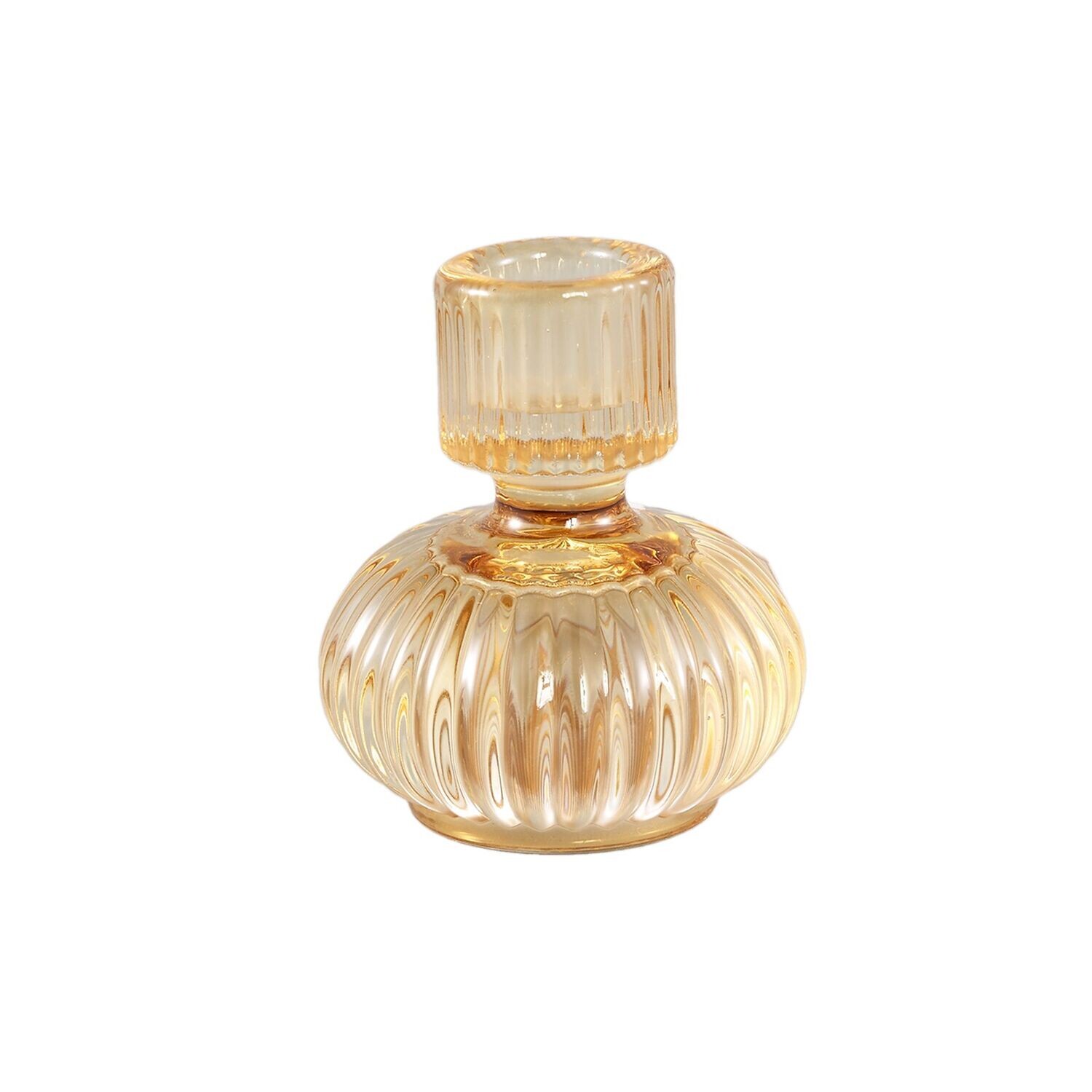 Gold Glass Tealight/Candle Holder