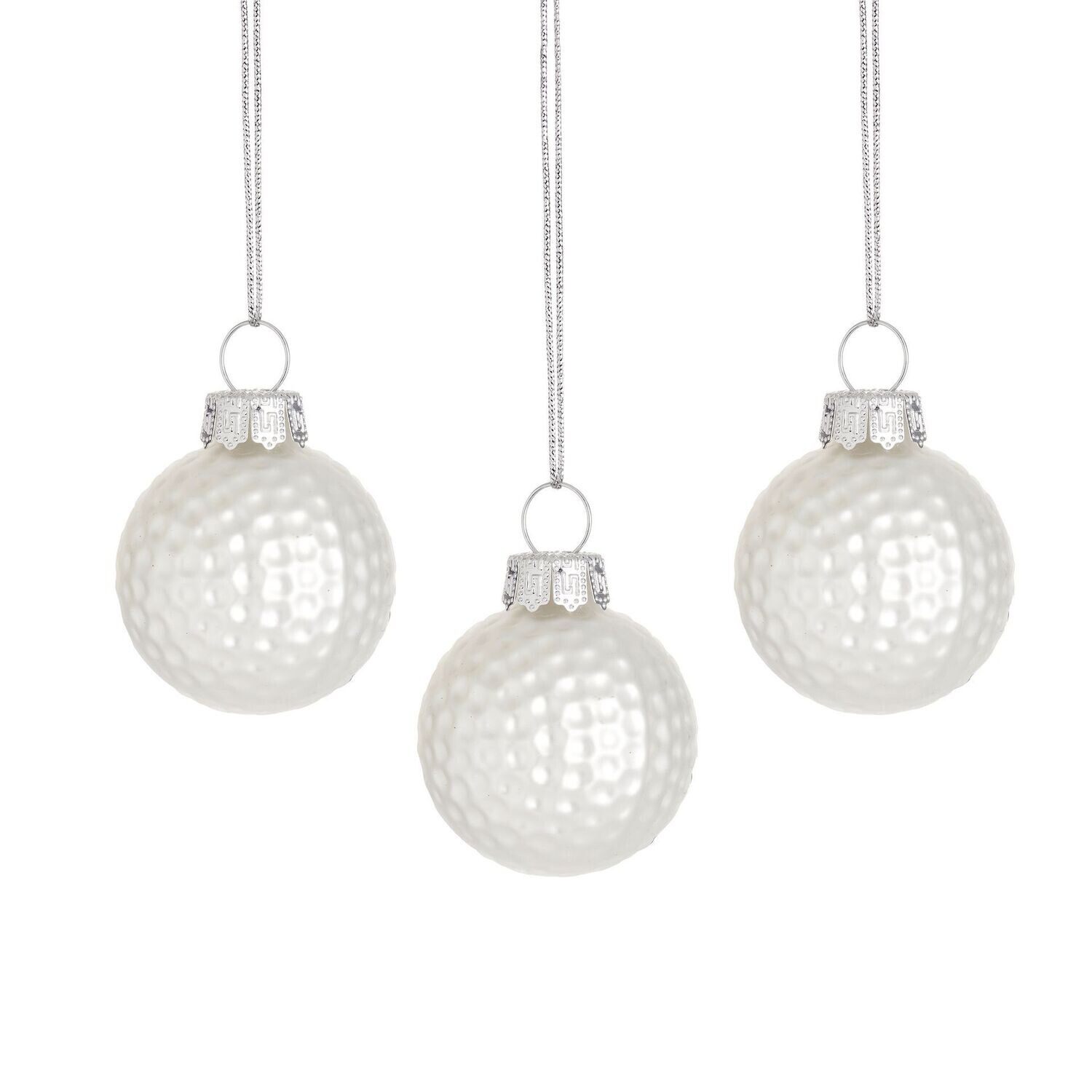 Set of 3 Golf Ball Baubles