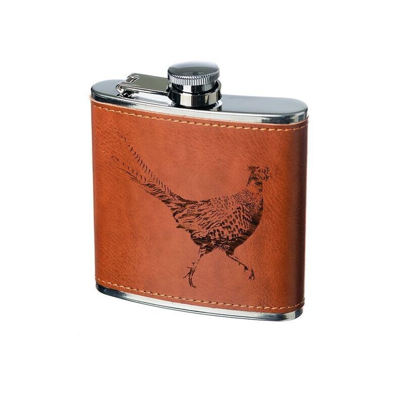 Hip Flask: Pheasant