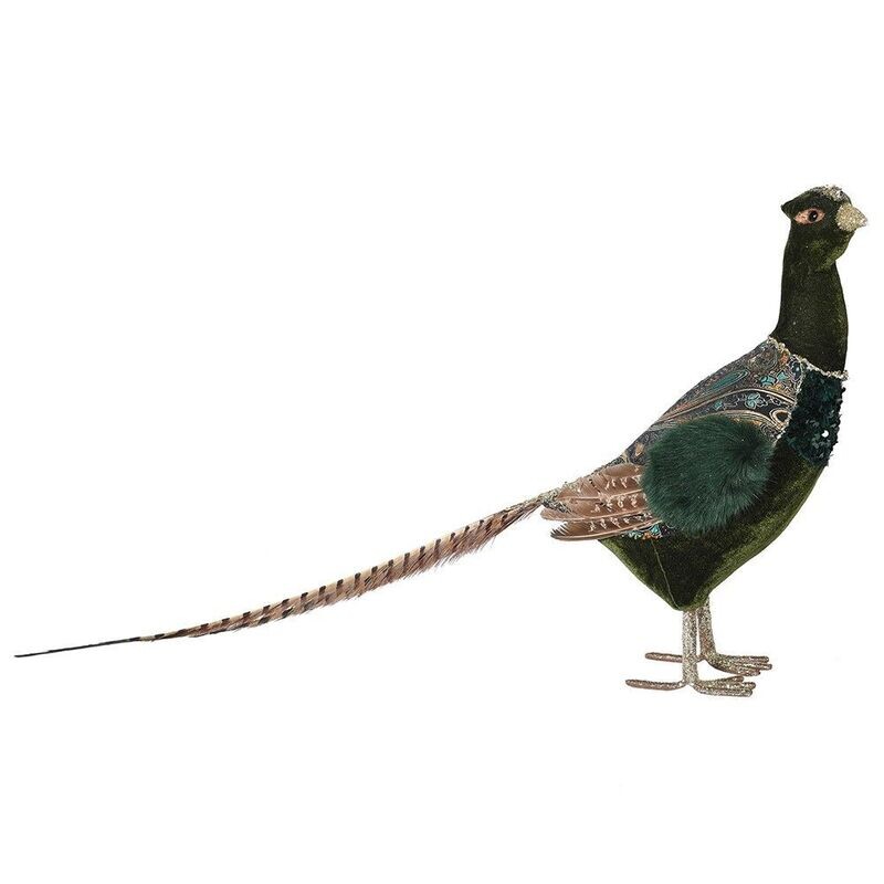 Large Green Standing Pheasant
