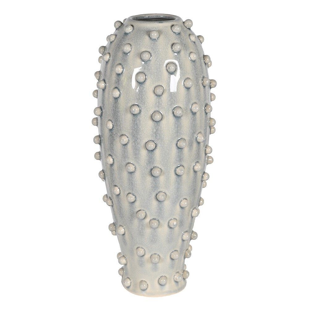 Blue Wash Ceramic Bobble Vase