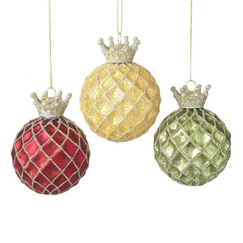 Crown Top Bauble (individually priced)