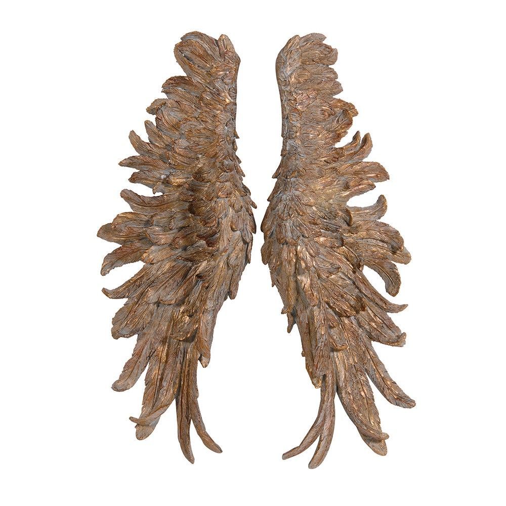 Pair of Gold Angel Wings