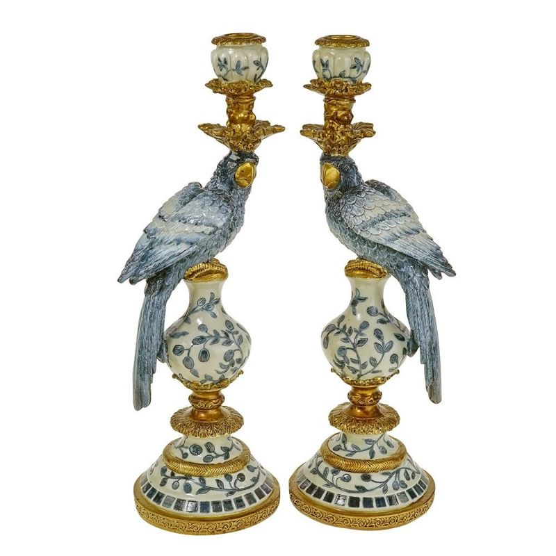 Parrot Candlesticks (set of 2)